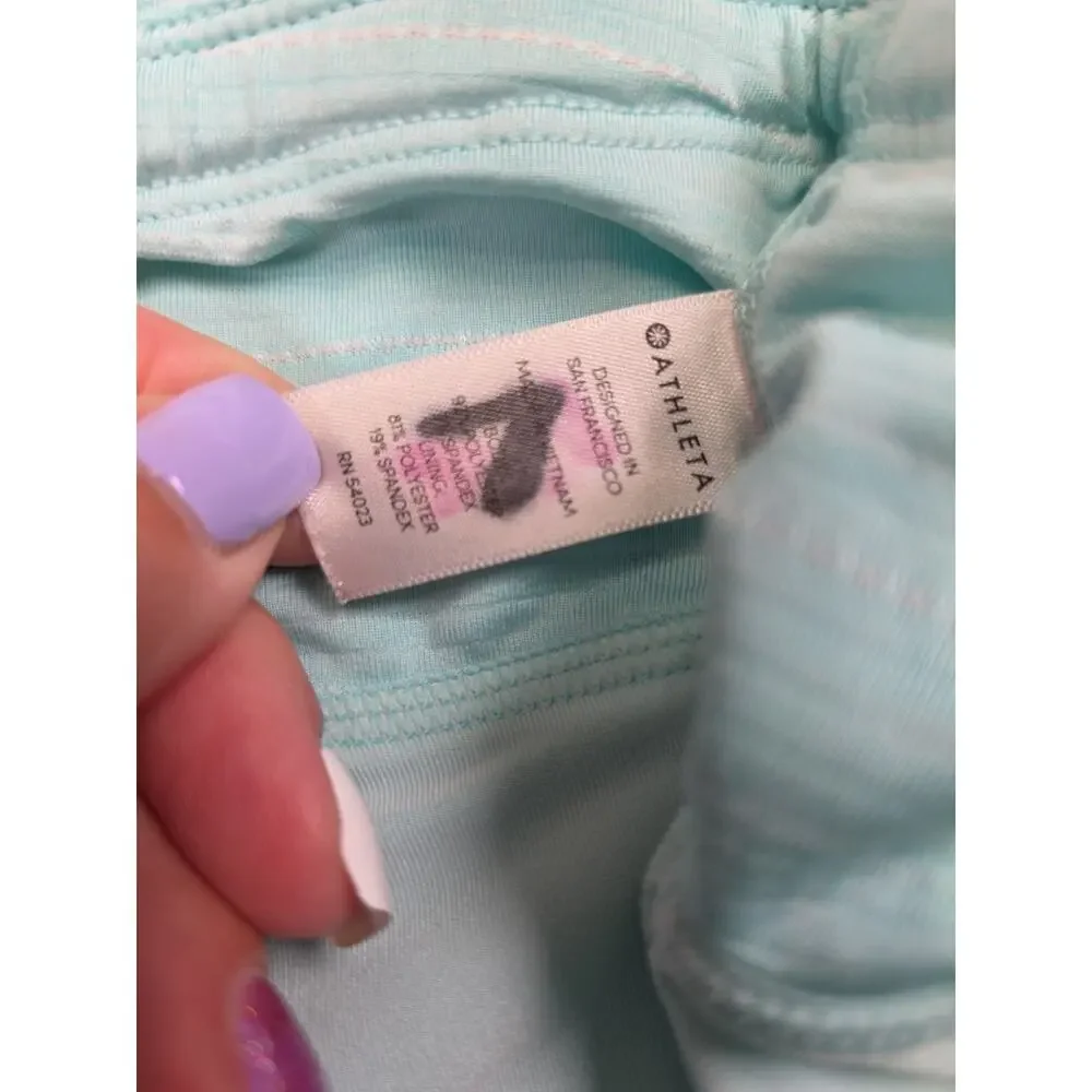 Athleta Skirt Womens Medium Spacedye Swagger Skort Soft Jade Spring Mint